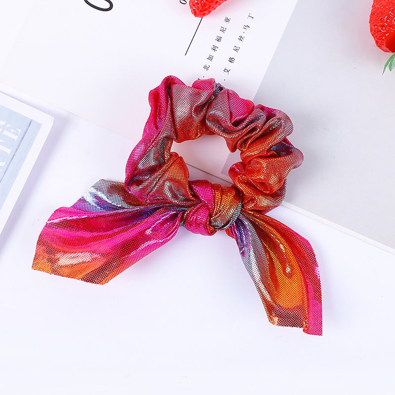 Anillo de cabello de la tela de cinta de arco al por mayor